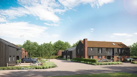 Development streetscape · CGI